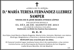María Teresa Fernández-Llébrez Samper